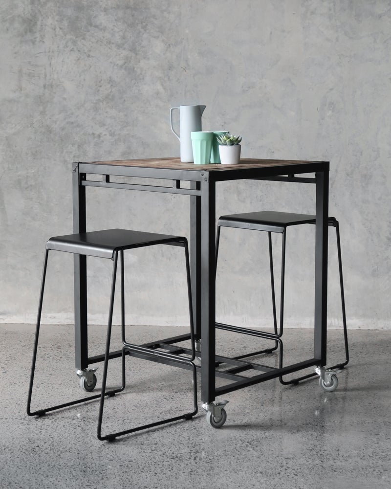 Wire stool online table