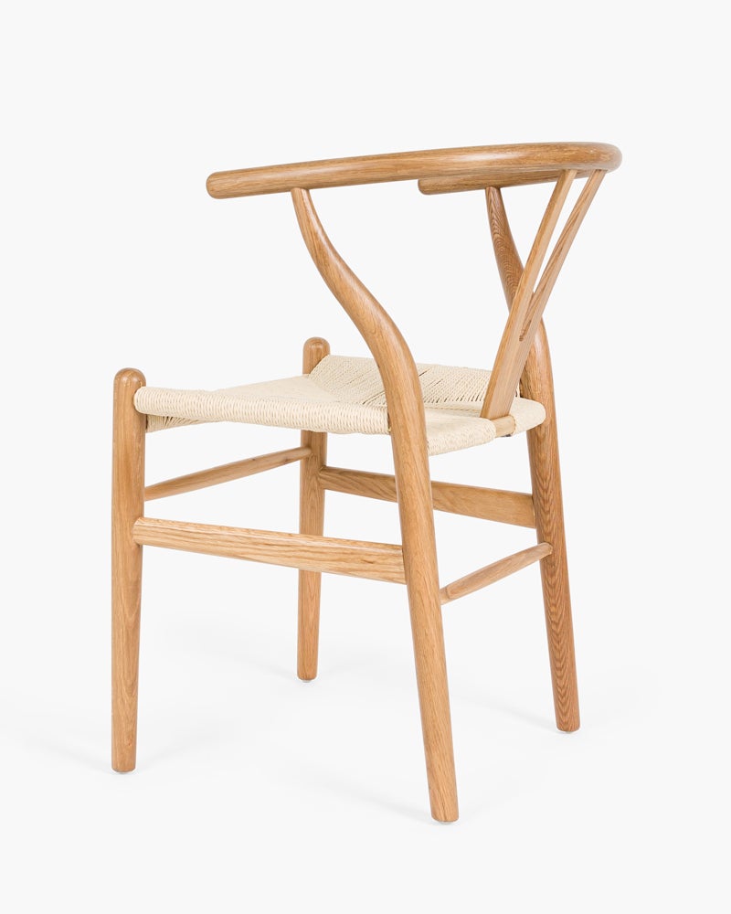 Natural hans wegner replica wishbone online chair