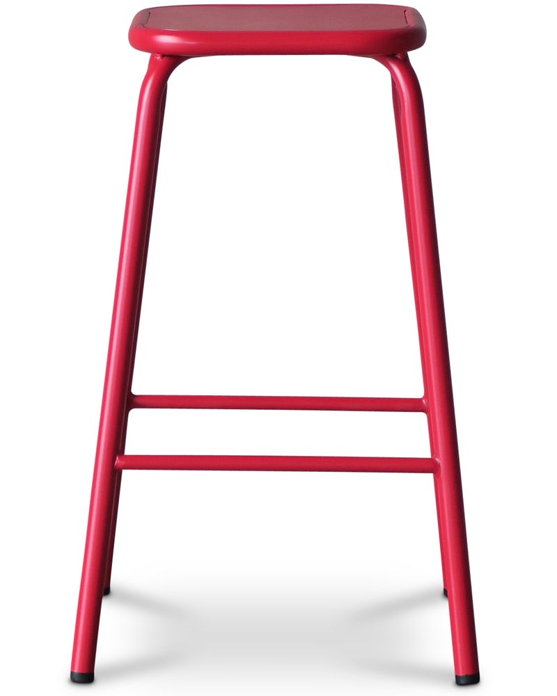 Bar stool red color hot sale