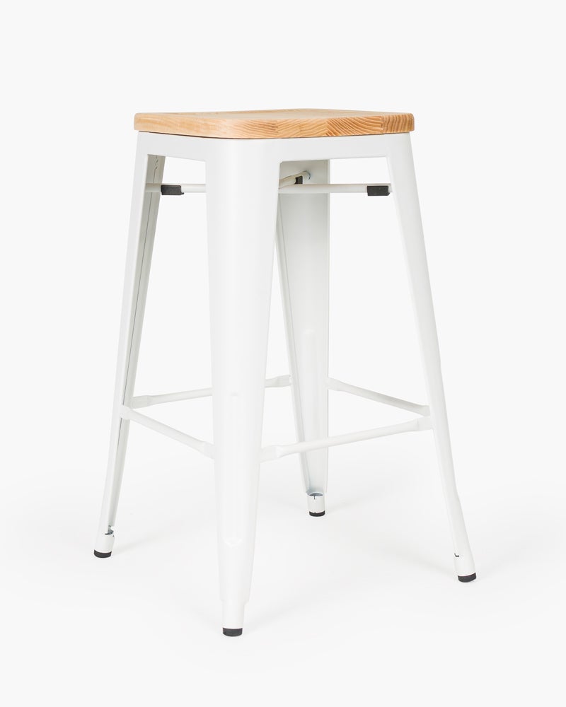 White best sale tolix stools